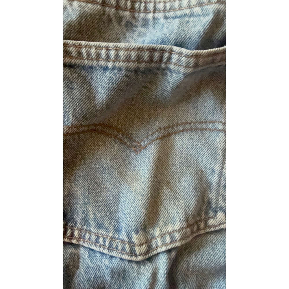 Levis 501-0115 Mens Straight Leg Button Fly Light Wash Blue Denim Jeans 34x32 - Picture 5 of 8